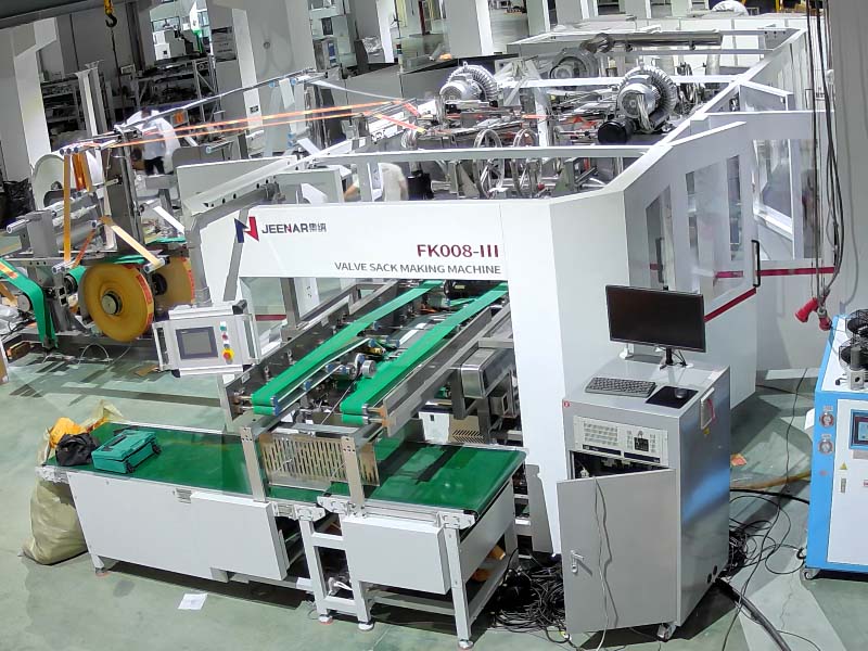 PP WOVEN BLOCK BOTTOM VALVE BAG MAKING MACHINE